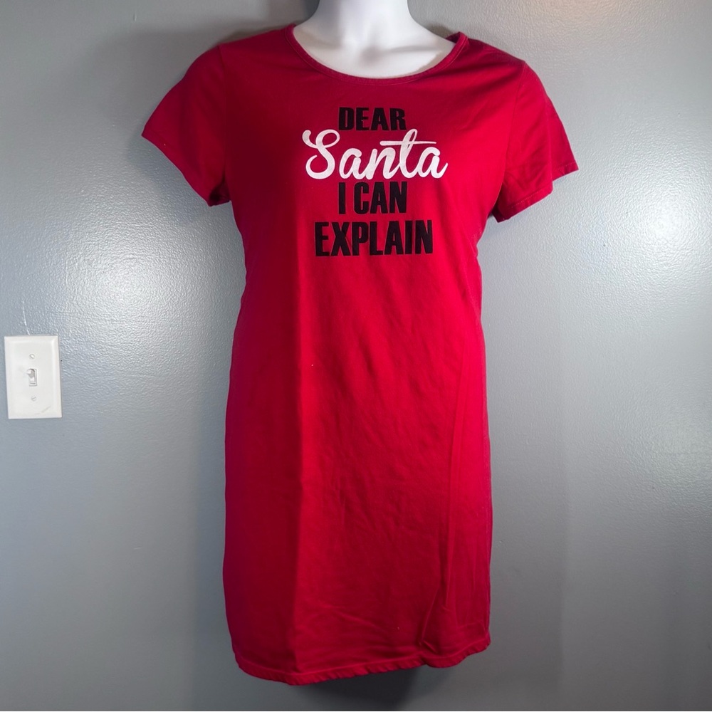 Sleep Shirt - "Dear Santa I Can Explain" - Picture 4 of 10